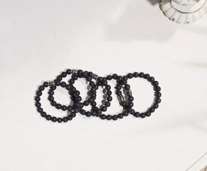 Lava Stone Bead Bracelet