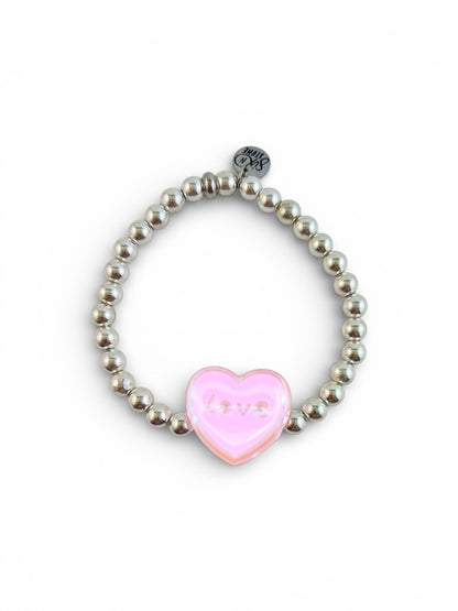 Sweetheart Hematite Bracelets - Mom and Mini