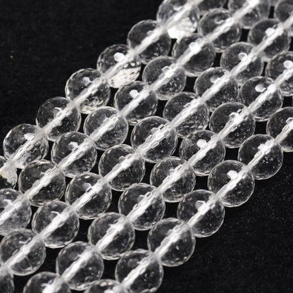 Clear Quartz Faceted Gemstone Bead
