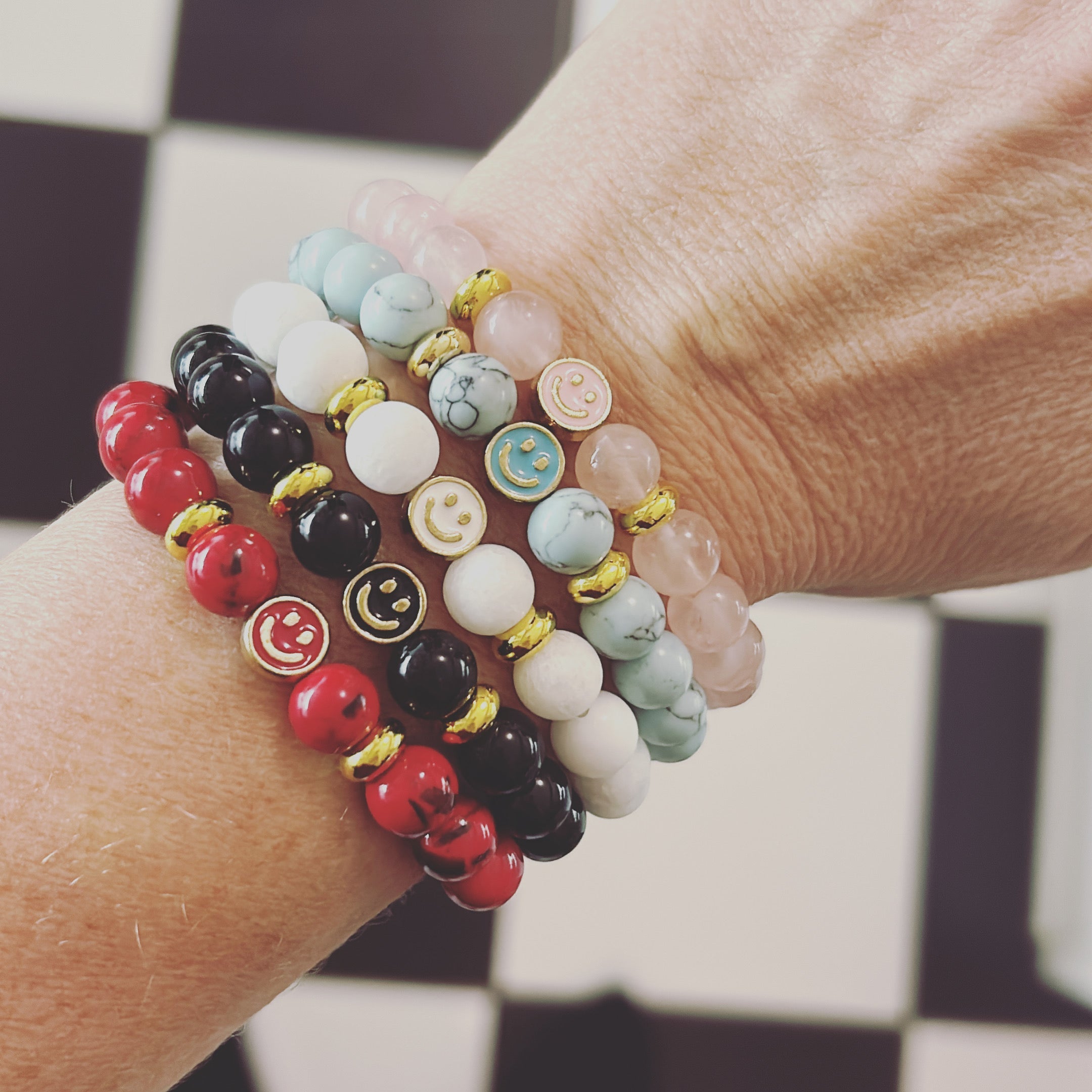 Blue Howlite Happiness Bracelet Six N Stone