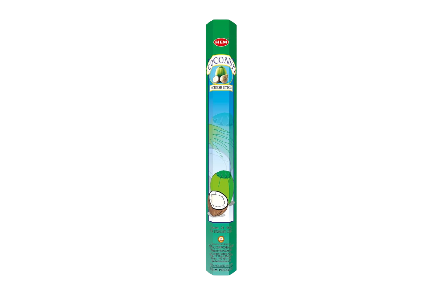 Hem Coconut Hexa Incense Sticks